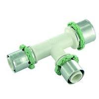 МП Тройник 16 пресс, латунь (Comap) 7130W16