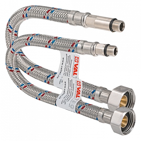 Подводка к смесителю 0,6м нерж. VALTEC (пара)