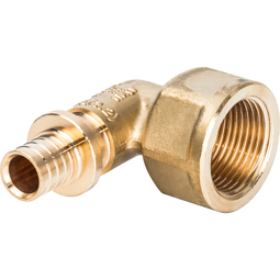 Угольник 16 х3/4" ВР переходник для труб из сшитого полиэтилена аксиальный STOUT SFA-0006-001634