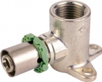 МП Угольник 20х1/2" ВР установочный (Н=53мм) пресс, латунь (Comap)