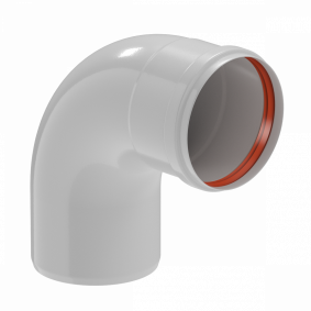 Отвод D 80 угол 90гр. F/F (мама/мама)