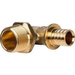 Угольник 20 х3/4" НР переходник для труб из сшитого полиэтилена аксиальный STOUT SFA-0005-002034