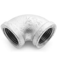 Угольник 40 чугун. оцинк.