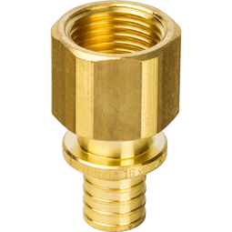 Переходник 16хG 1/2" с ВН для труб из сшитого полиэтилена аксиальный STOUT SFA-0002-001612