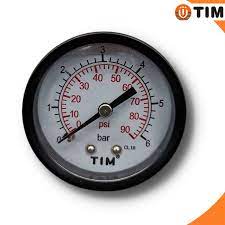 Манометр аксиальный 6 бар 1/4" НР  Y-50Т-6  TIM