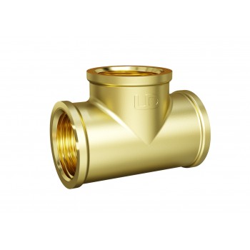 Тройник 25х15х25 (1"Х1/2") ВР/ВР/ВР LD Pride латунь (16шт/уп)