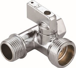 Кран 1/2"х3/4"х1/2" НР/НР/ВР шаровый для стиральных машин IVC.102002.N.04