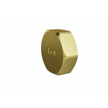 Заглушка 15 (1/2") ВР LD Pride (на трубу) латунь (120шт/уп)