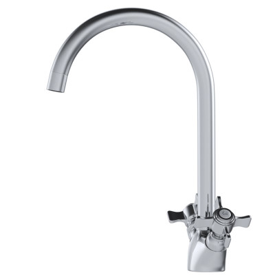 Смеситель для кухни 1/2 кер. MIXLINE ML30-032 "Classic" высокий излив