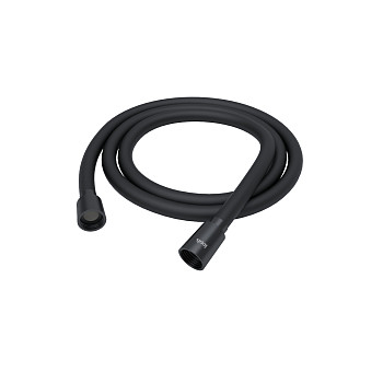 Шланг для душа, черный матовый, силиконовый, 1,5м, IDDIS Optima Home OPH15BLi19