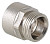 Переходник 20х20 (3/4"х3/4") вн/нр евроконус латун. никель. Valtec (VTr.592.NE.050E)