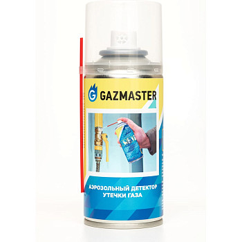 Аэрозольный детектор утечки газа , баллон 130 мл. GAZMASTER (12шт/уп)