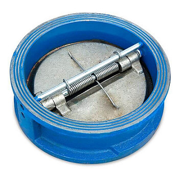 Клапан 200 Ру 16 обратный двустворчатый чуг. Ci