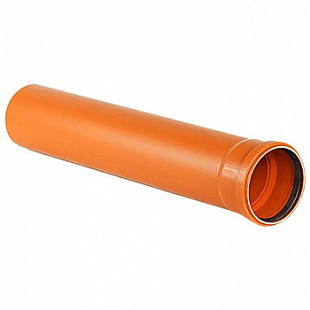 Труба наружная НПВХ 110х3,2мм (1000 мм)