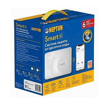 Система защиты от протечек воды Neptun PROFI Smart+ 3/4 Tuya, 12В (2 радиодатчика + 1 проводной)