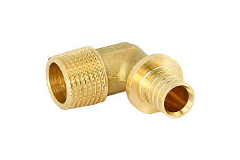 Угольник 20 х 1/2" НР аксиальный Uni-Fitt 745G7200 (уп.10)