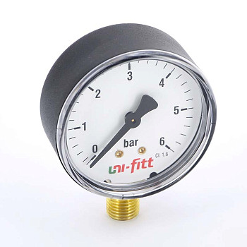 Манометр 1/4"Н радиальный 6 бар, диаметр 50 мм, 301P2020