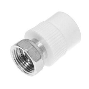 ПП Муфта 25х1" с накидной гайкой(мет.штуцер) Tebo 