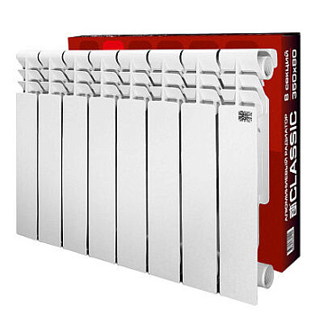 Радиатор алюминиевый STI 350/80 8 секций