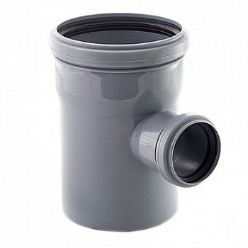 Тройник 110х50х110 87° ПП, внутр. канализация Политэк