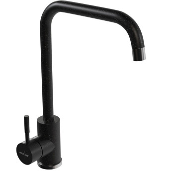 Смеситель для кухни 35к MIXLINE ML-GS12 (308) черный высок. излив