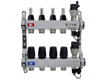 Коллекторная группа 5 вых. TIM в сборе с расходомерами KCS5005