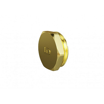 Заглушка 40 (1 1/2") НР LD Pride (на трубу) латунь  (33шт/уп)