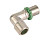 МП Угольник 16х1/2" НР установочный (Н=53мм) пресс, латунь (Comap)