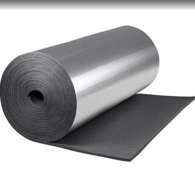 Рулон K-FLEX 25x1000-08 ECO black AD IN CLAD grey 