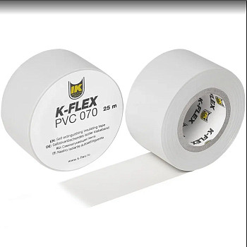 Лента K-FLEX 025-025 PVC AT 070 white