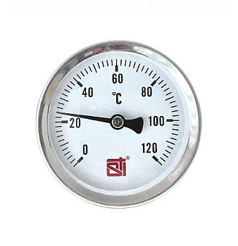 Термометр биметалл накладной STI ∅63 120°C пружина 30-65мм