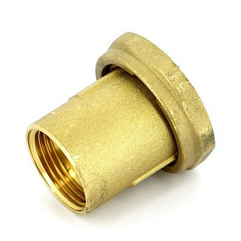 Соединение с накидной гайкой ВВ Uni-Fitt 1 1/2" х 1" со встроенным шаровым краном арт.627G6400