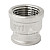 Муфта 20х15 (3/4"х1/2") вн/вн переходная латун. никель. STI