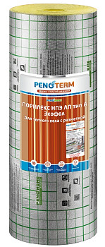Подложка с разметкой 5ммх1200ммх25м.п. Экофол ПОРИЛЕКС тип А (30 м2/уп)