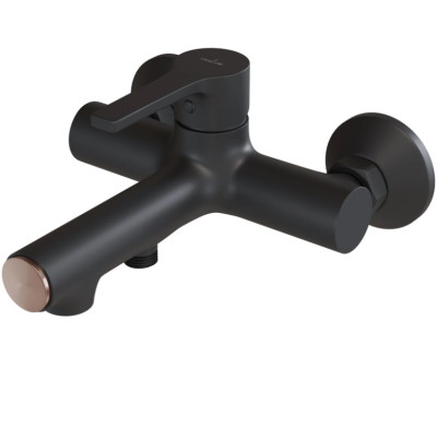 Смеситель для ванны 35k MIXLINE ML23-01 "Round Black"