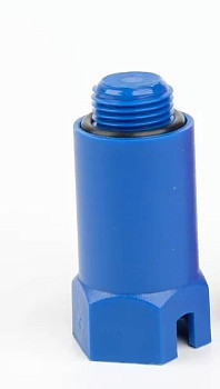 ПП Заглушка (15) 1/2" длинная пластиковая синяя арт. 954950 