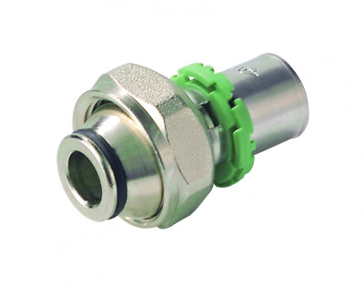 МП Муфта 20х3/4" евроконус с накидной гайкой пресс, латунь (Comap)