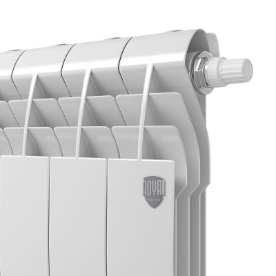 Радиатор биметаллический Royal Thermo BiLiner 500/Bianco Traffico (нижнее подключение) 8 секций
