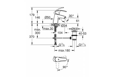 Набор для ванной комнаты GROHE Euro Ceramic NC0003