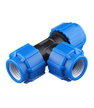 ПЭ Тройник 40 компрессионный ТПК-АКВА