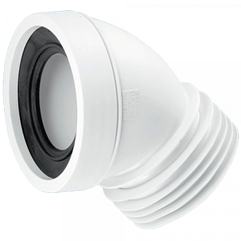 MRWC16 Патрубок (L160мм) под углом 45градусов с манжетой; вход Ду- 97-107мм