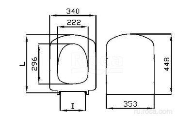 Крышка для чаши Roca Dama Senso ZRU9000040