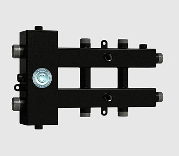 Гидравлический разделитель (гидрострелка) горизонтальный с коллектором на 3 контура, ст. 09Г2С Север-М3 (арт. 1925009)