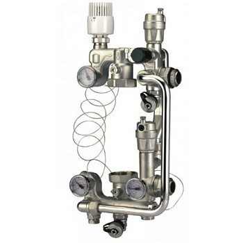 Насосно-смесительный узел для систем напольного и радиаторного отопления 180мм TIM JH-1033