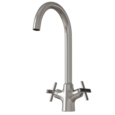 Смеситель для кухни 1/2 кер. MIXLINE ML37-032 "Cross" высокий излив