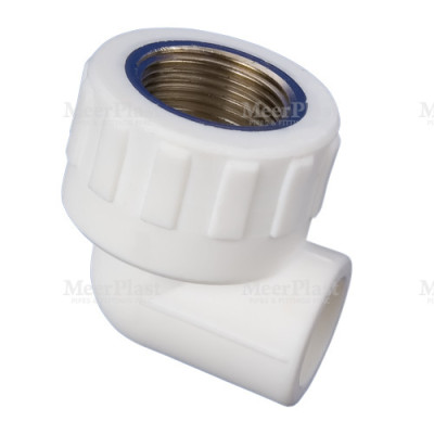 ПП Угольник 25х3/4" ВР переходной (80/10) (MeerPlast) 