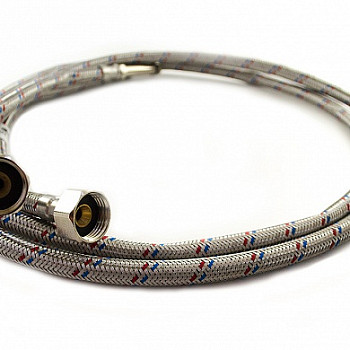 Гибкая подводка д/смесит. 0,4м гайка/штуцер (пара)