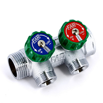 Коллектор 1"-3/4" Евроконус, 2 вых. FK 3821 134 FAR