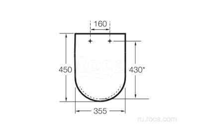 Крышка для чаши Roca Dama-N Soft Close 801782004