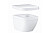 Унитаз подвесной безободковый, компактный GROHE Euro Ceramic с сиденьем с микролифтом NW0028-1